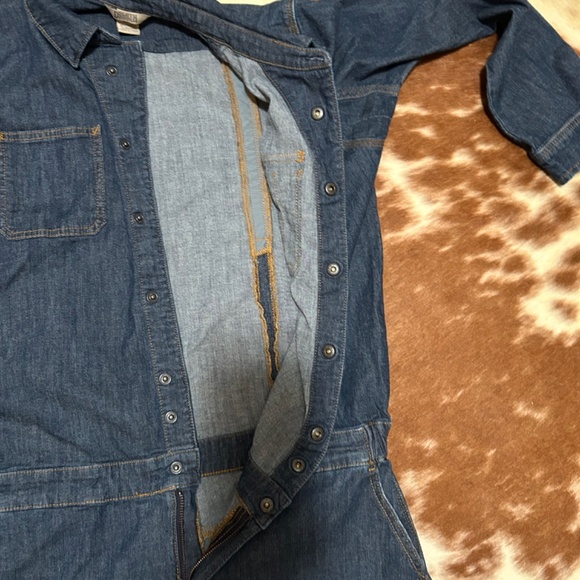 Duluth Trading Post Long Sleeve Denim Coveralls Size M - Picture 6 of 8